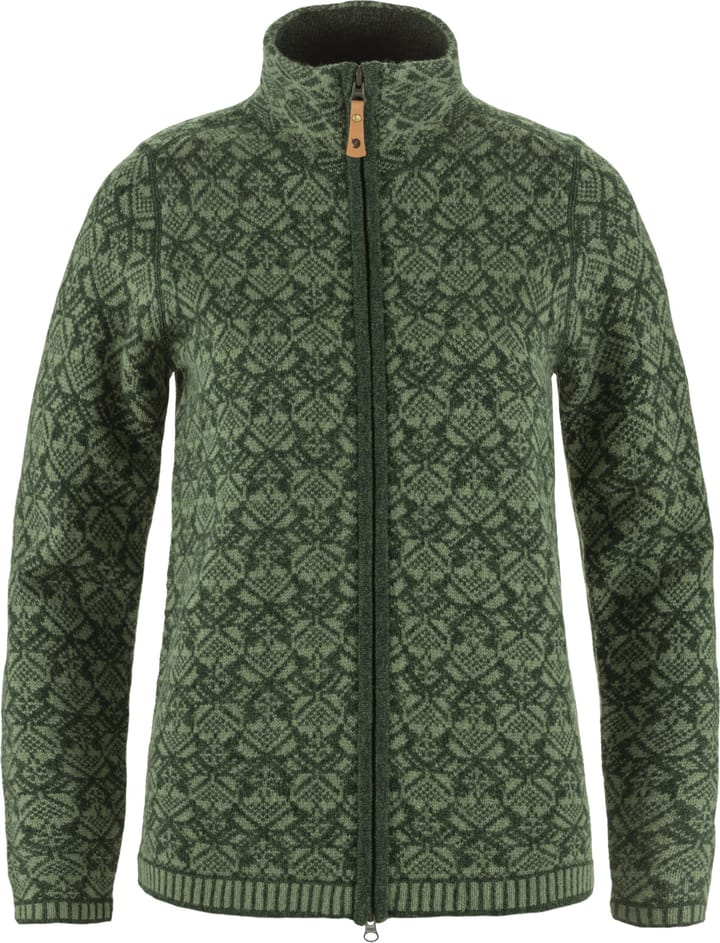 Fjällräven Women's Snow Cardigan Deep Forest Fjällräven Fjällräven Women's Snow Cardigan Deep Forest Fjällräven
