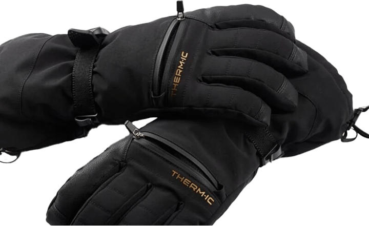 Therm-ic Snow One Ski Gloves Black Therm-ic