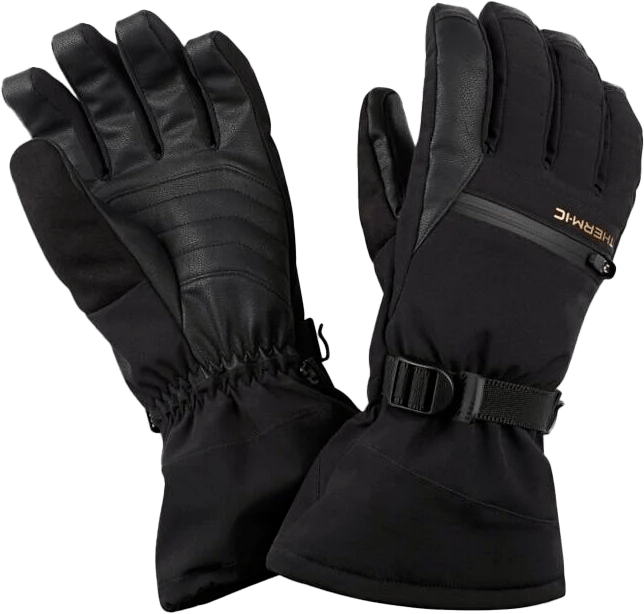 Therm-ic Snow One Ski Gloves Black Therm-ic