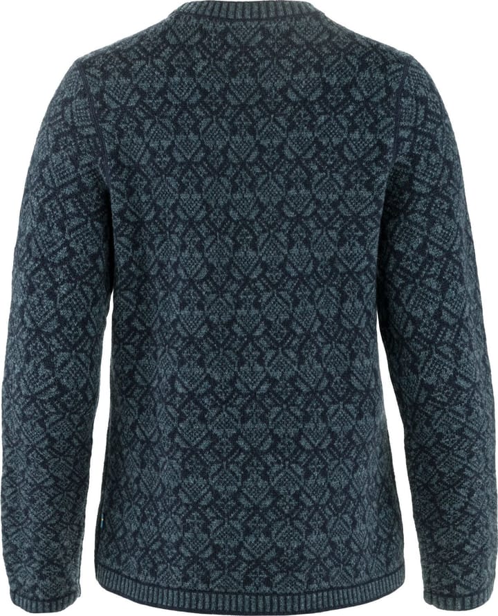 Fjällräven Women's Snow Round Neck Sweater Dark Navy Fjällräven