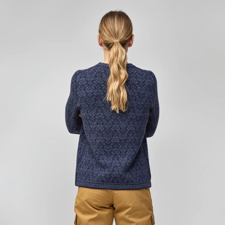 Fjällräven Women's Snow Round Neck Sweater Dark Navy Fjällräven Fjällräven Women's Snow Round Neck Sweater Dark Navy Fjällräven