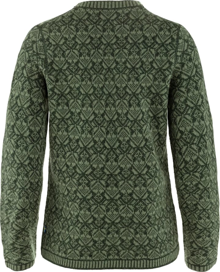 Fjällräven Women's Snow Round Neck Sweater Deep Forest Fjällräven