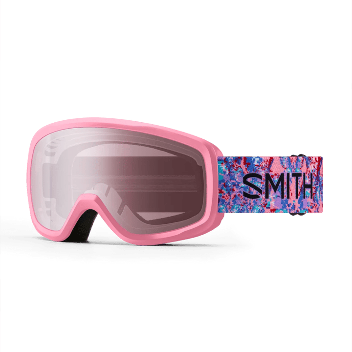 Smith Junior's Snowday Bright Pink Lofi Butterfly/Ignitor Mirror Antifog Smith
