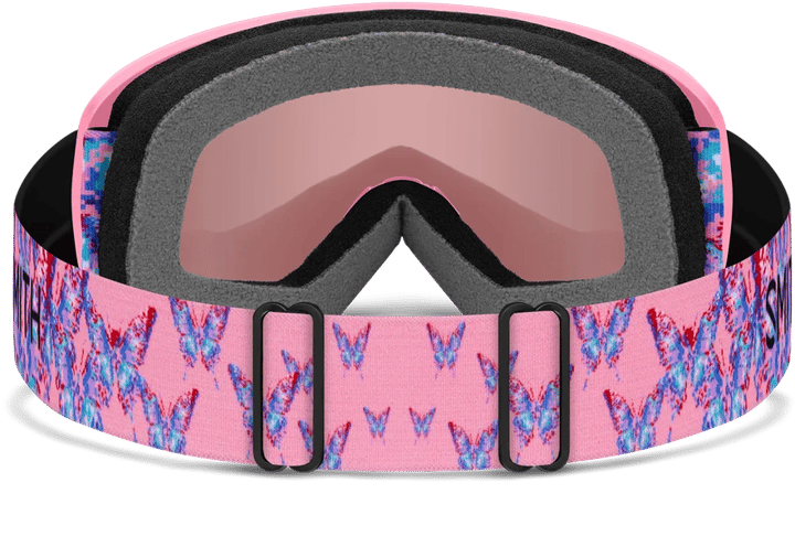 Smith Junior's Snowday Bright Pink Lofi Butterfly/Ignitor Mirror Antifog Smith