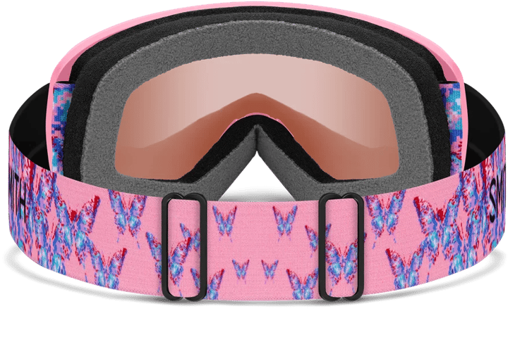 Smith Junior's Snowday Bright Pink Lofi Butterfly/Rc36 Rose Copper Antifog Smith