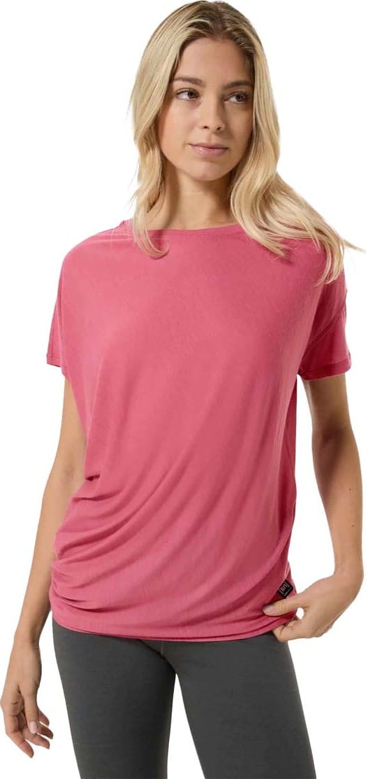 super.natural Women's Yoga Loose Tee Mauvewood super.natural
