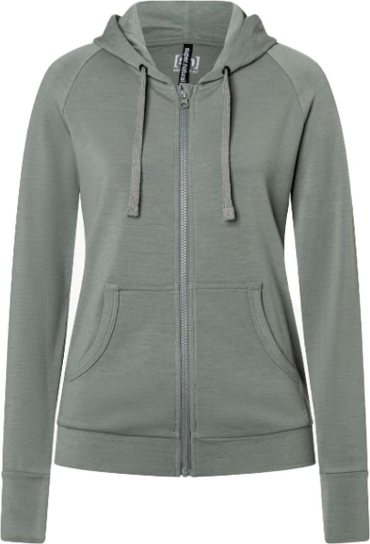 super.natural Women's  Everyday Zip Hoodie Eucalyptus super.natural