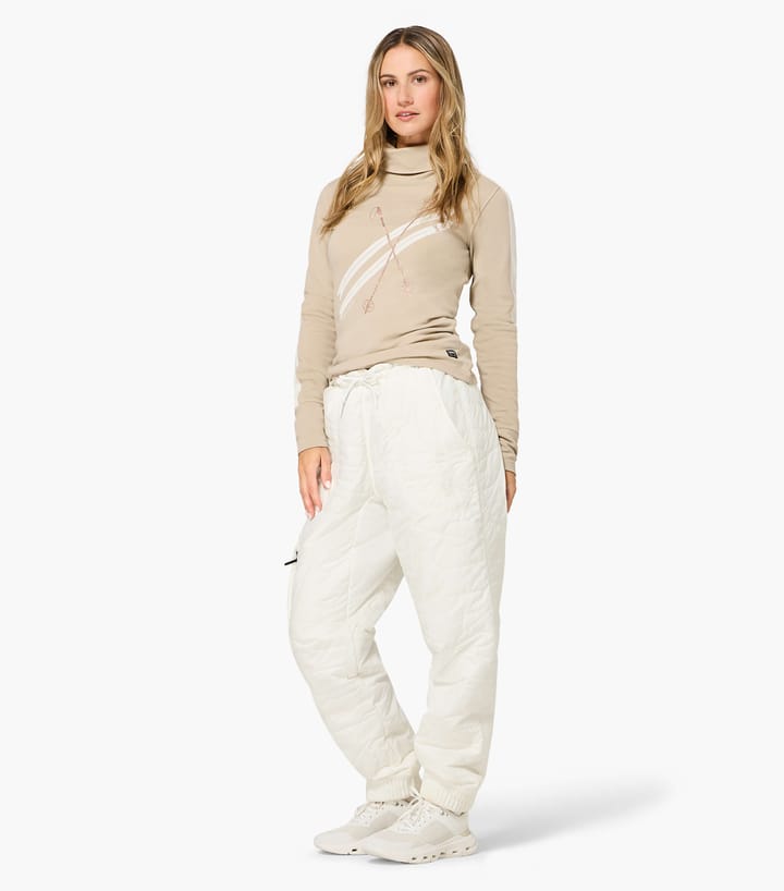 super.natural Women´s Kryssede Ski Roll Neck W. Pepper/f. White/mountain Trail Gl/f. White super.natural