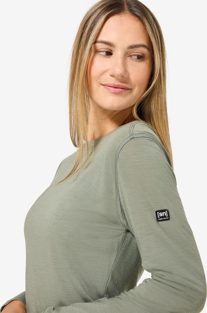 super.natural Women´s Sierra140 Long Sleeve Eucalyptus super.natural