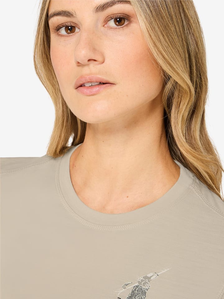 super.natural Women´s Tundra175 Bunny Long Sleeve White Pepper/various super.natural
