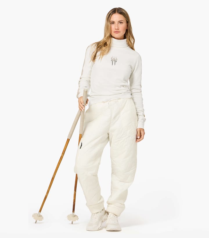 super.natural Women´s Racing Team Roll Neck Fresh White/w. Pepper/various super.natural