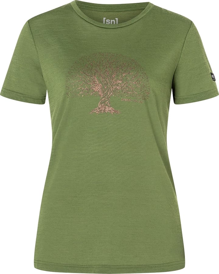 super.natural Women's Tree Of Knowledge Tee Chive/copper super.natural super.natural Women's Tree Of Knowledge Tee Chive/copper super.natural