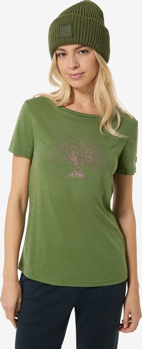 super.natural Women's Tree Of Knowledge Tee Chive/copper super.natural super.natural Women's Tree Of Knowledge Tee Chive/copper super.natural