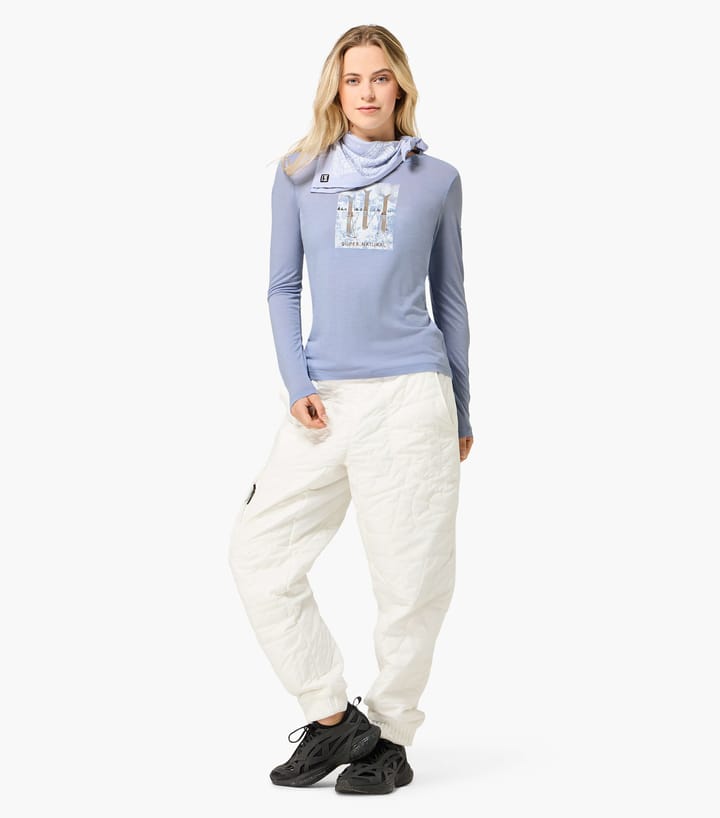 super.natural Women´s Triple Ski Long Sleeve Forget Me Not Blue/various super.natural