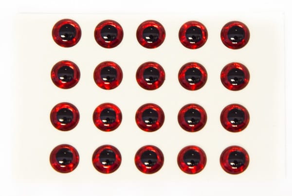 The Fly Co 3d Epoxy Eyes - Holo Red 20stk The Fly Co The Fly Co 3d Epoxy Eyes - Holo Red 20stk The Fly Co