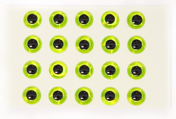 The Fly Co 3d Epoxy Eyes - Holo Yellow 20stk The Fly Co The Fly Co 3d Epoxy Eyes - Holo Yellow 20stk The Fly Co