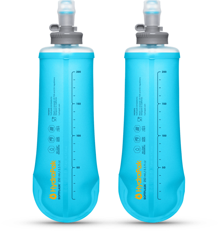 Hydrapak Softflask 250ml - 2- Pack Malibu Blue Hydrapak