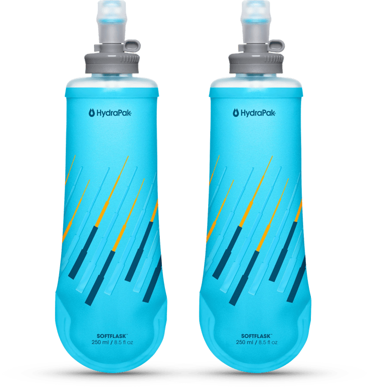 Hydrapak Softflask 250ml - 2- Pack Malibu Blue Hydrapak