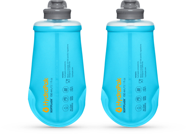 Hydrapak Softflask 150ml - 2- Pack Malibu Blue Hydrapak