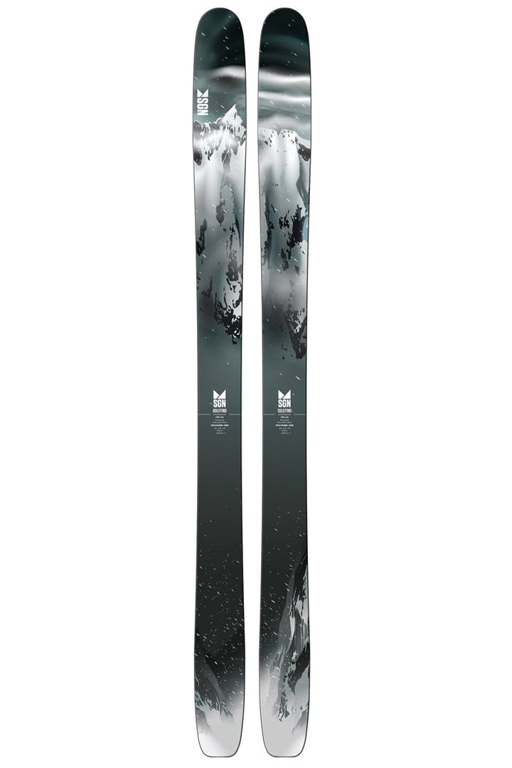 Sgn Skis Soleitind Snow Storm Grey Artwork SGN skis