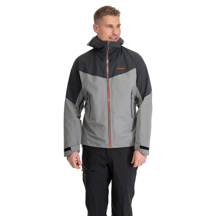 Bergans Men's Rabot Alpine 3L Shell Jacket Solid Grey/dark Shadow Grey Bergans