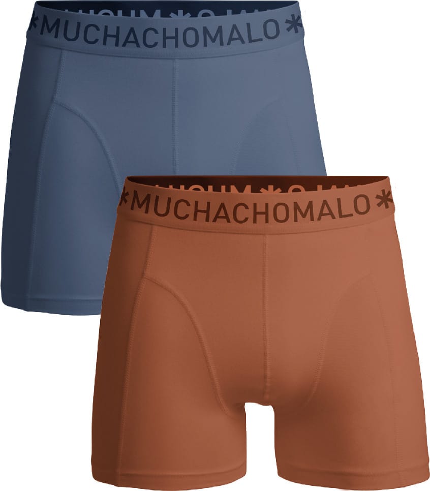 Muchachomalo 1010 Solid Boxer 2pk Terracotta/steel Grey