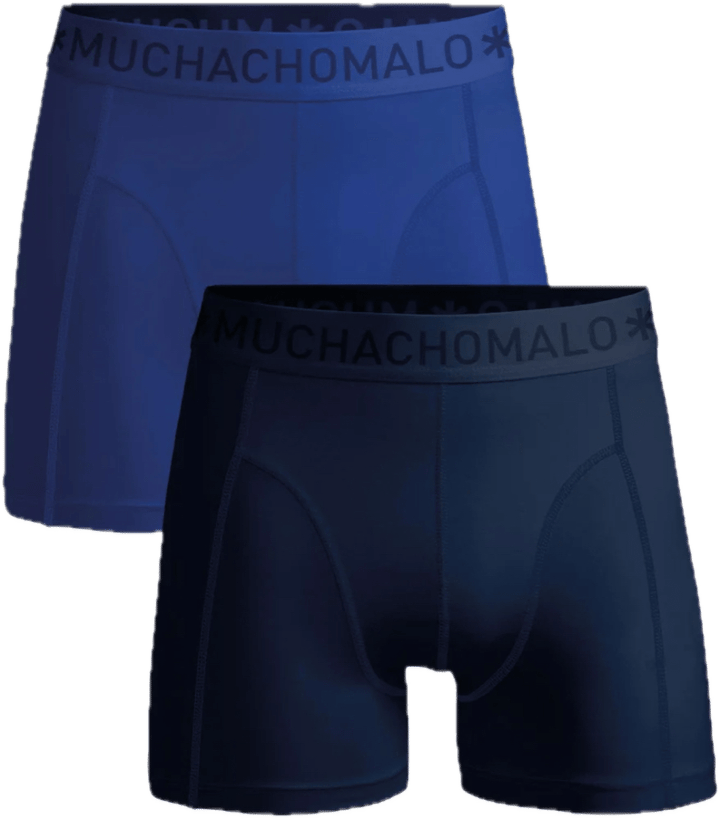Muchachomalo 1010 Solid Boxer 2pk 809 Blue/blue Muchachomalo