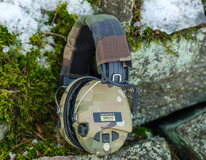Sordin Supreme Pro X Led Camo MSA Sordin Sordin Supreme Pro X Led Camo MSA Sordin