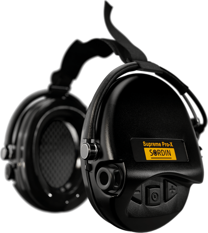 Sordin Supreme Pro-X Black/Black Sordin