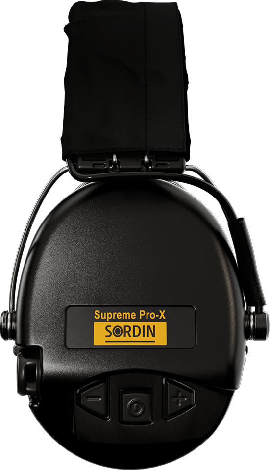 Sordin Supreme Pro-X LED Black MSA Sordin