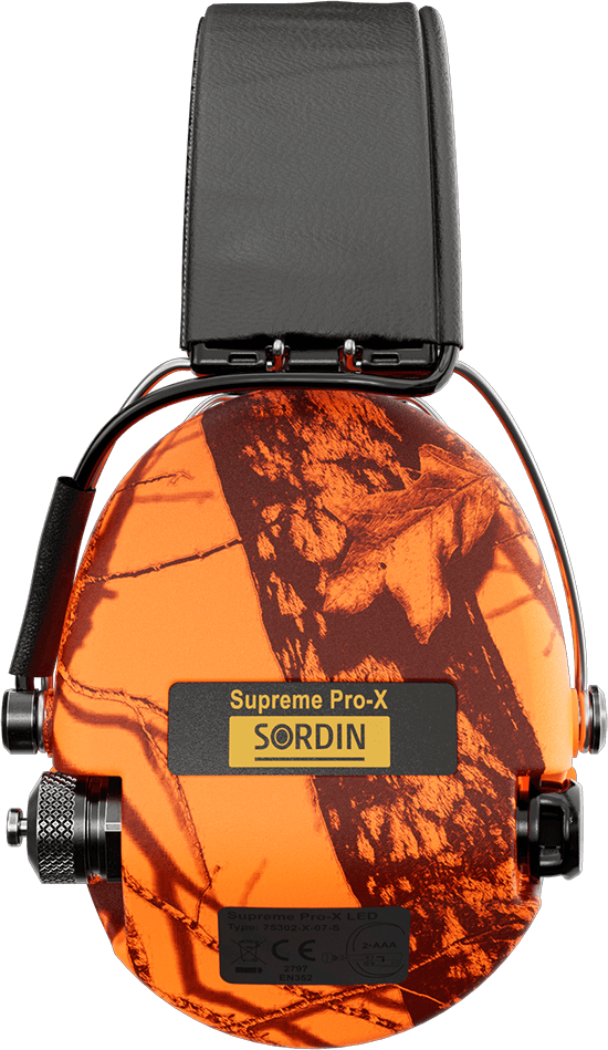 Sordin Sordin Supreme Pro-X Led Blaze Hear2 Hørselsvern Med Led Og Silikonputer Blaze Sordin