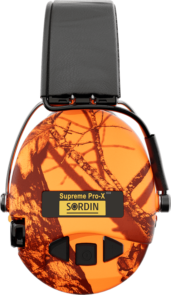 Sordin Sordin Supreme Pro-X Led Blaze Hear2 Hørselsvern Med Led Og Silikonputer Blaze Sordin
