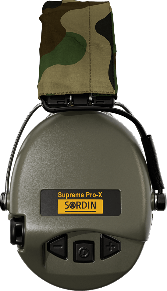Sordin Sordin Supreme Pro-X Led Green Hear2 Hørselsvern Med Led Og Silikonputer Green Sordin