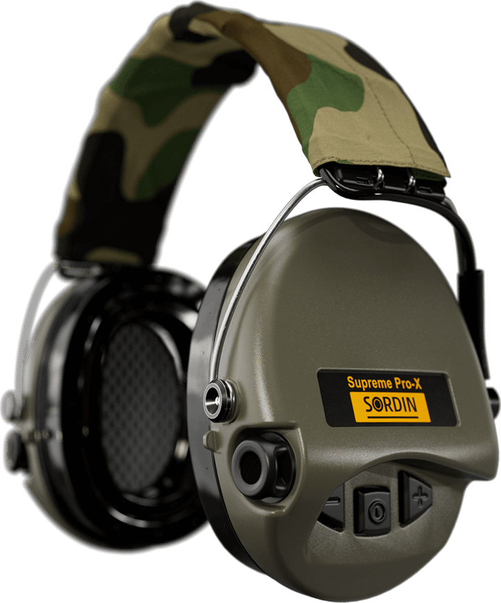 Sordin Sordin Supreme Pro-X Led Green Hear2 Hørselsvern Med Led Og Silikonputer Green Sordin
