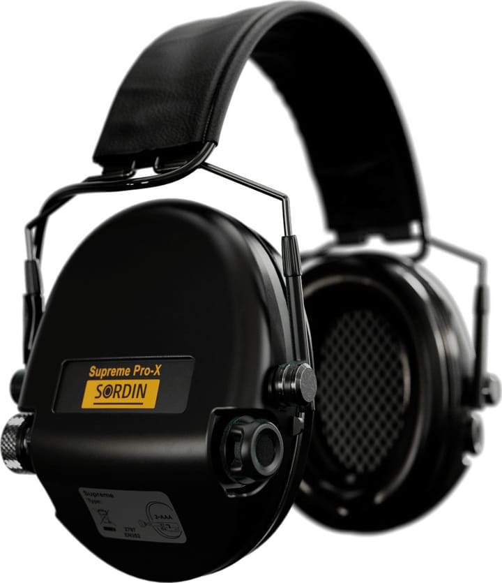 Sordin Supreme Pro-X Slim Leather Hear2 Black Sordin Sordin Supreme Pro-X Slim Leather Hear2 Black Sordin