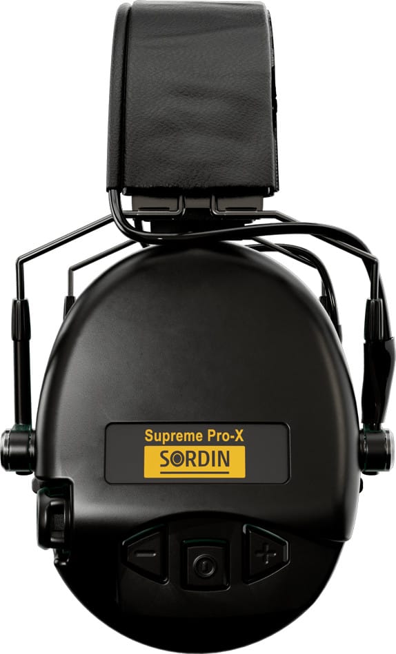 Sordin Supreme Pro-X Slim Leather Hear2 Black Sordin