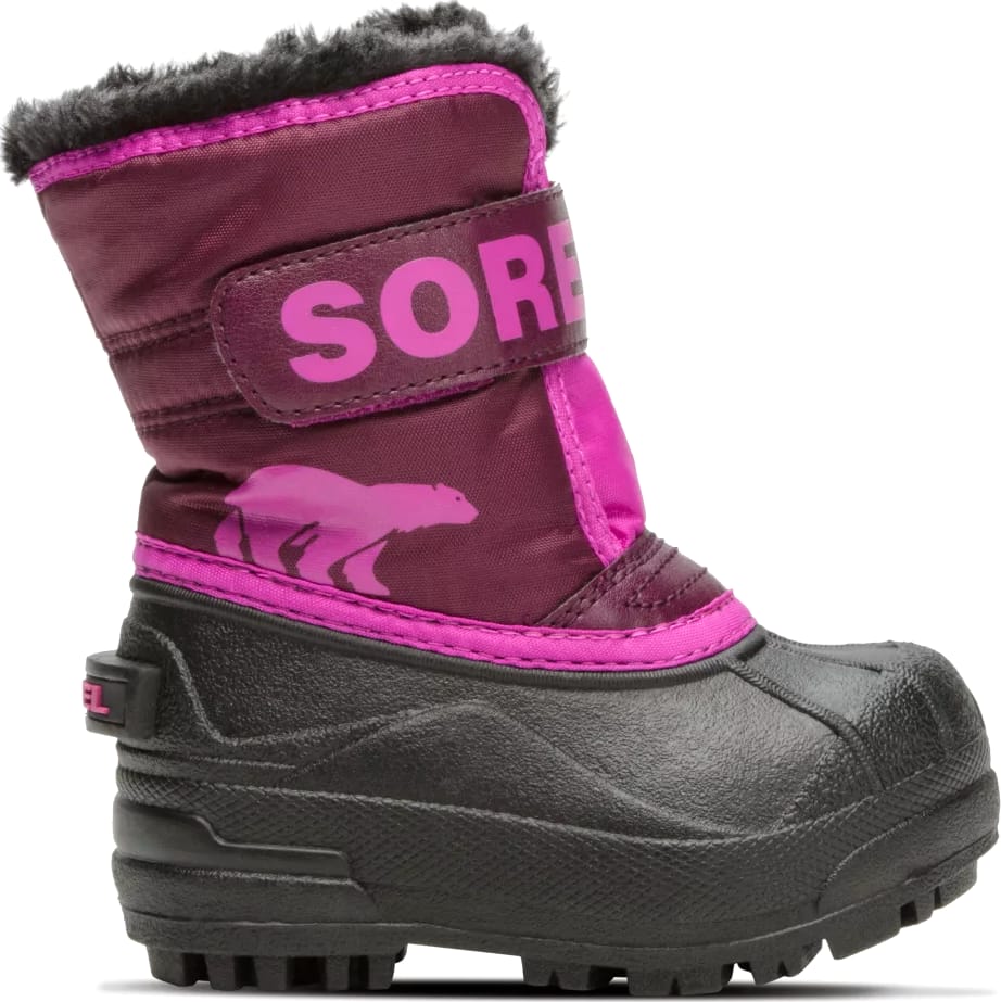 Sorel Kids' Children's Snow Commander Purple Dahlia/Groovy Pink