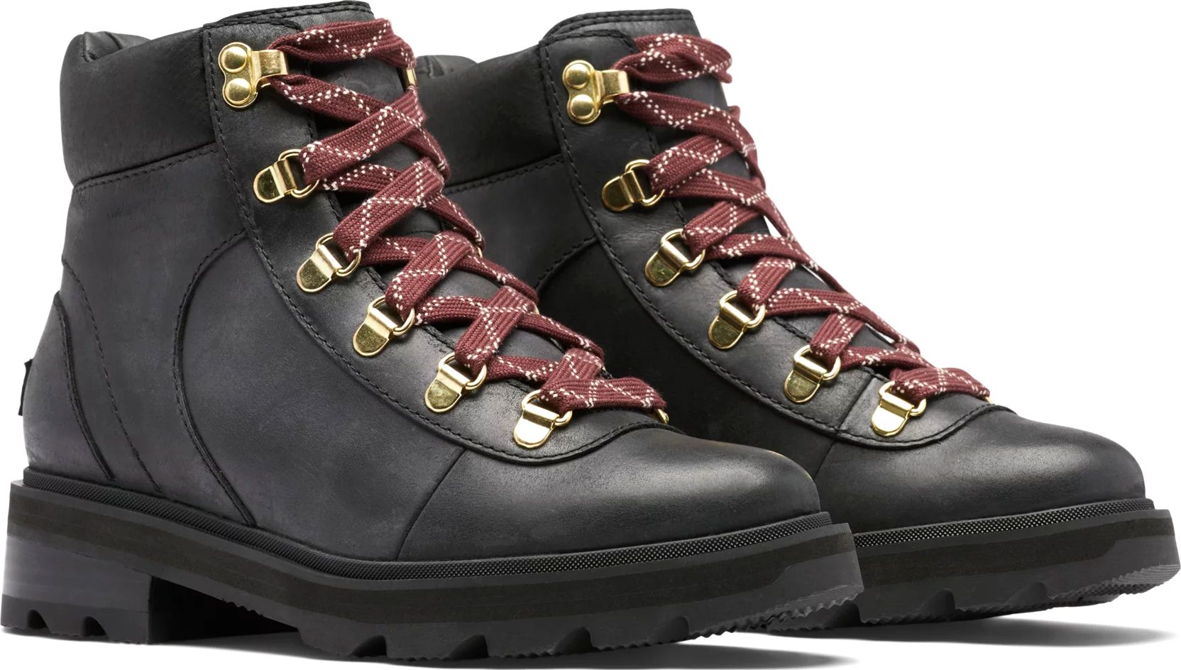 Sorel Women's Lennox Hiker Stkd Wp Black | Buy Sorel Women's