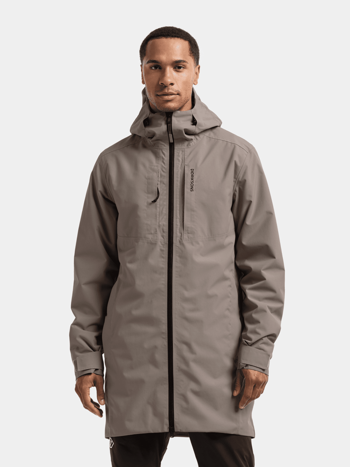 Didriksons Men's Sören Parka Ash Brown Didriksons