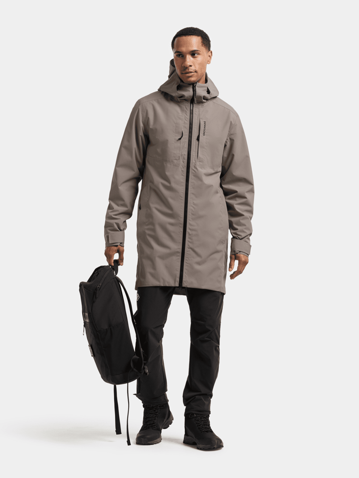 Didriksons Men's Sören Parka Ash Brown Didriksons