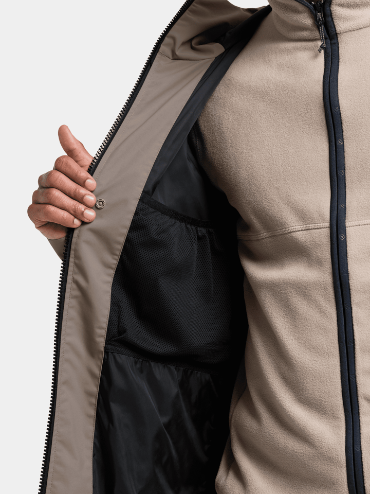 Didriksons Men's Sören Parka Ash Brown Didriksons