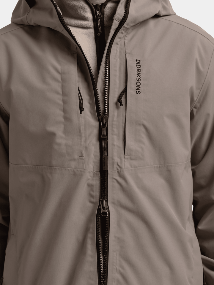 Didriksons Men's Sören Parka Ash Brown Didriksons