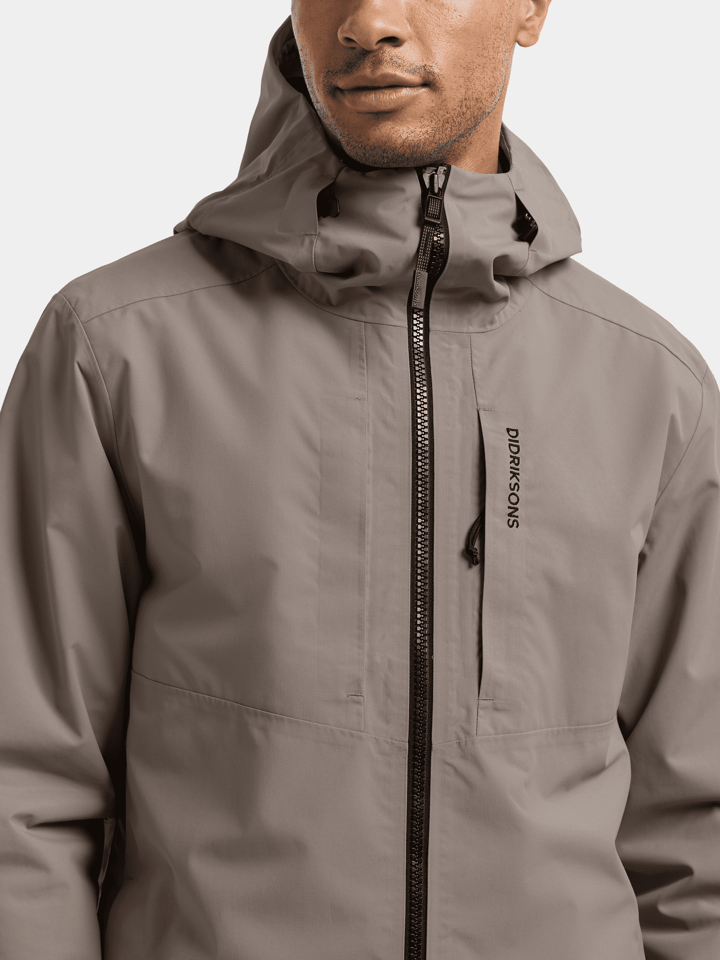 Didriksons Men's Sören Parka Ash Brown Didriksons