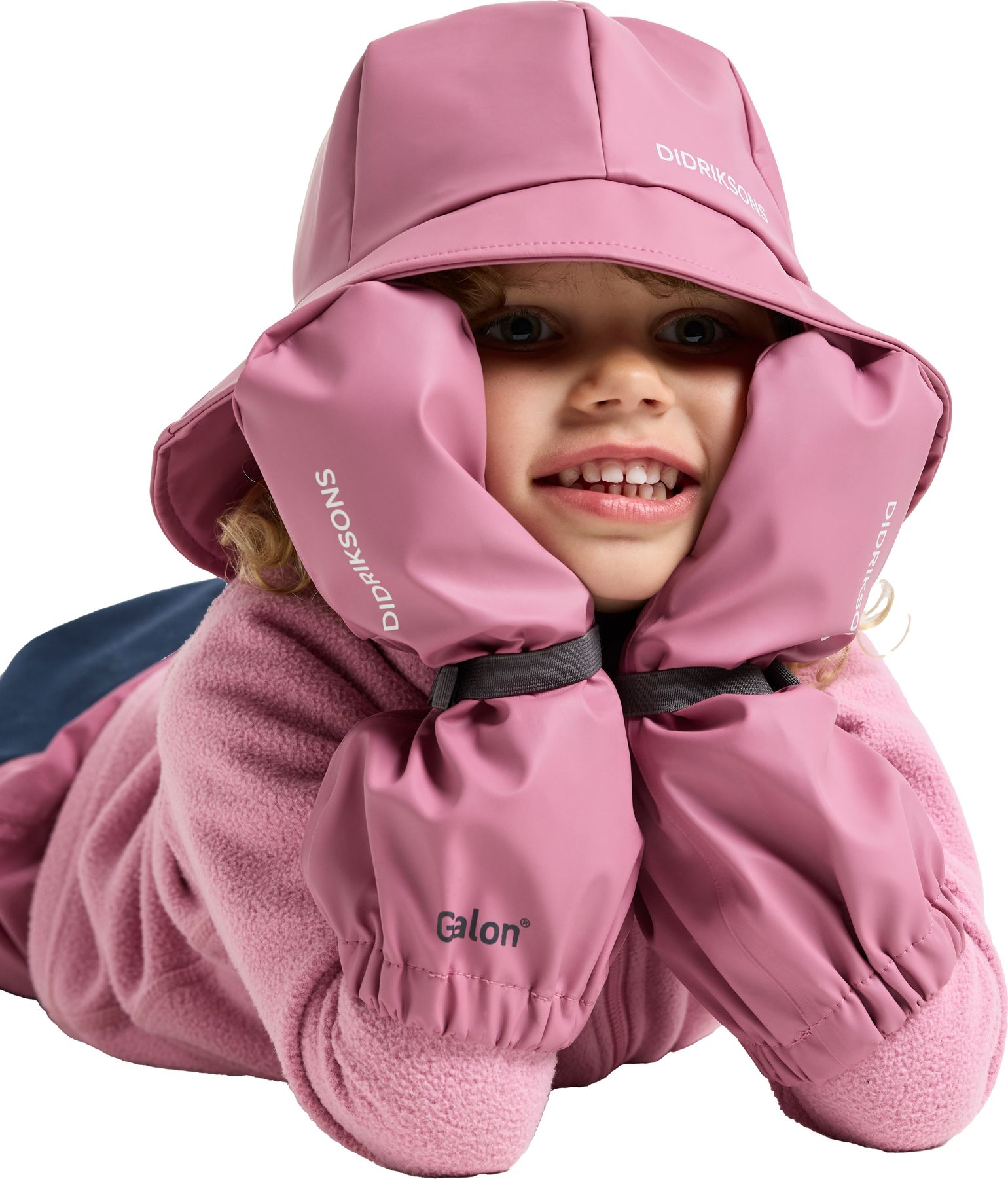 Didriksons Kids' Southwest 8 Heather Pink