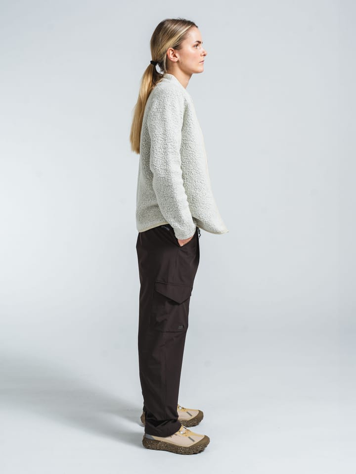 Varg Women's Styrsö Wool Zip Jersey Off White Varg Varg Women's Styrsö Wool Zip Jersey Off White Varg