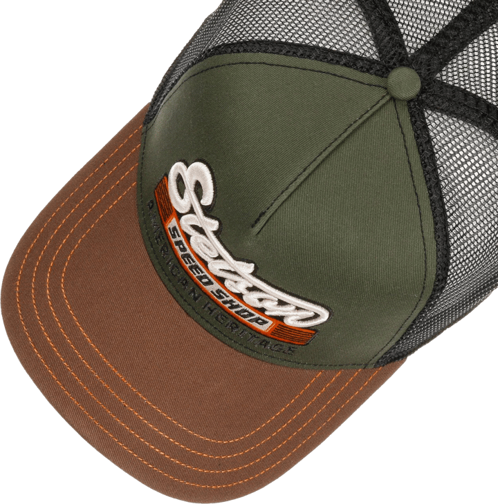 Stetson Speed Shop Trucker Cap Olive/Black Stetson Stetson Speed Shop Trucker Cap Olive/Black Stetson