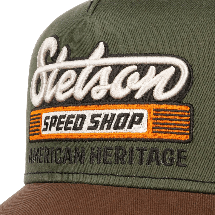 Stetson Speed Shop Trucker Cap Olive/Black Stetson Stetson Speed Shop Trucker Cap Olive/Black Stetson