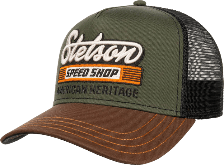 Stetson Speed Shop Trucker Cap Olive/Black Stetson Stetson Speed Shop Trucker Cap Olive/Black Stetson