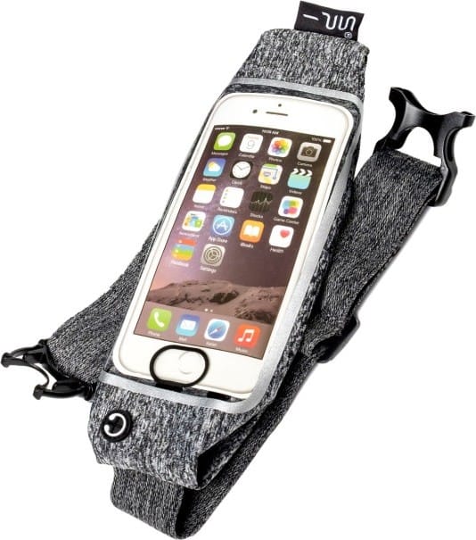 SPIbelt Running Belt with Window Grey/Black SPIbelt