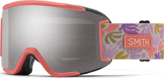 Smith Unisex Squad S Flare Flora / Chromapop Sun Platinum Mirror Smith